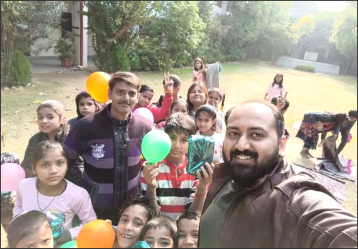 Vandana and Kshitij's compassionate hearts led them to celebrate the New Year